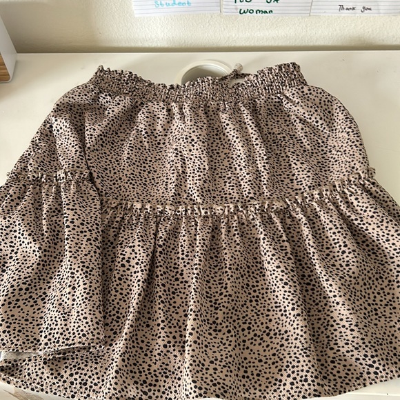 Spotted print mini skirt - Picture 5 of 7